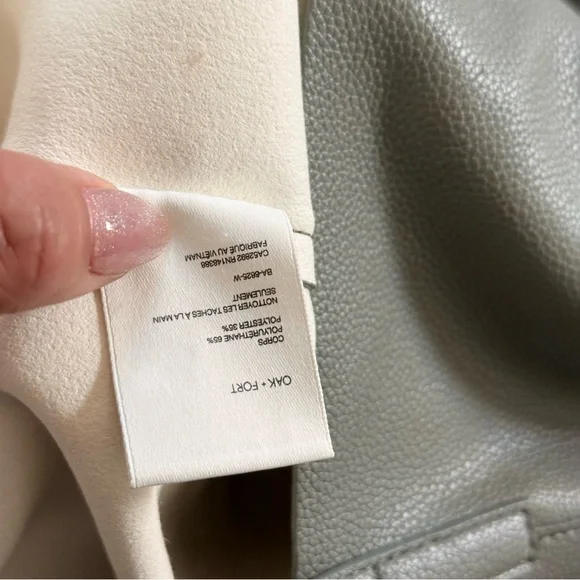 OAK + FORT The City Tote Bag in Sage - Picture 10 of 11